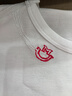 謎底刺繡白T恤短袖女2025春季新品簡(jiǎn)約百搭純棉寬松上衣251MT0101 亮白 L 曬單實(shí)拍圖