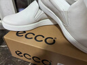 愛步（ECCO）休閑鞋女鞋 25年夏季牛皮休閑板鞋一腳蹬板鞋 柔酷219253 白色21925301007 37 曬單實(shí)拍圖