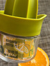 Vinland英國手動(dòng)榨汁機橙汁壓榨器手壓式榨橙子神器檸檬汁擠壓專(zhuān)用擠果汁 【蘋(píng)果綠】小號手動(dòng)玻璃榨汁器 曬單實(shí)拍圖