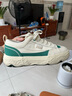 斐樂(lè)（FILA）官方男鞋ROCK巖石鞋復(fù)古帆布鞋2025夏季新款運(yùn)動(dòng)休閑鞋 蘆筍白/波斯綠-CS 42 曬單實(shí)拍圖