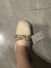 奧古獅登（Agsdon）包頭半拖鞋女方頭蝴蝶結(jié)穆勒拖鞋百搭低跟涼拖 432166 米色 39 曬單實(shí)拍圖