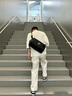 NEW OR MODE美式重磅純棉T恤短袖男裝oversize大碼夏季新款五分半袖潮牌衣服 黑色 XL 曬單實拍圖