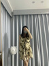 妙奕嘉性感泳衣女裙式連體2025年新款游泳衣顯瘦泡溫泉純欲海邊沙灘泳裝 連體裙式水墨蝴蝶泳衣 均碼 曬單實(shí)拍圖