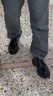 THOM WILLS皮鞋男正裝商務(wù)德比鞋男增高皮鞋休閑厚底真皮軟底夏季 黑色小牛皮D1841 40 /7碼 曬單實(shí)拍圖