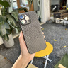 耐度適用于iPhone蘋果16/15/14/13promax手機殼超薄無邊框磁吸凱夫碳纖維紋防指紋散熱半包后殼 碳纖維紋黑（帶磁吸） 蘋果16promax 曬單實拍圖