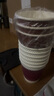 盈喜客一次性咖啡杯子豆?jié){奶茶杯商用加厚防燙熱飲外賣紙杯帶蓋定制logo 印象此刻【330ml】100只 帶黑蓋 曬單實(shí)拍圖