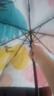 天堂 防紫外線陽傘三折 銀膠防曬防紫外線太陽傘遮陽晴雨傘 斑斕 曬單實(shí)拍圖