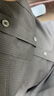 卡賓男裝泡泡紗短袖襯衫24夏新款LOGO刺繡商場(chǎng)同款H2242111001 煤黑色01 L /175/50 曬單實(shí)拍圖