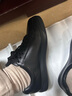 THOM WILLS男士休閑皮鞋男冬季全牛皮板鞋男黑色英倫平底小黑鞋 黑色G073-1 40 /7碼 曬單實(shí)拍圖