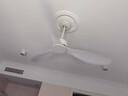 皇將大風(fēng)力靜音工業(yè)變頻遙控吊扇餐廳客廳家用簡(jiǎn)約商用復古吊頂電風(fēng)扇 3葉-全白色52寸-變頻壁控 曬單實(shí)拍圖