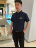 八仟流夏天工作服男冰絲t恤翻領數(shù)控機床機電自動化修理工短袖廠服定制 【透氣/冰蠶絲】藏青 XL 曬單實拍圖