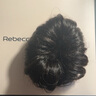 瑞貝卡（Rebecca）假發(fā)女真發(fā)發(fā)圈丸子頭假發(fā)時尚頭飾花苞假發(fā) 深咖色：真人發(fā)花苞丸子頭 曬單實(shí)拍圖