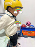 SUNRIMOON森瑞夢(mèng)兒童頭盔自行車男女孩夏季滑板平衡車騎行護(hù)具溜冰安全盔帽 黃檬色 3-14歲 曬單實(shí)拍圖