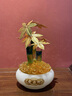RWTW黃金發(fā)財(cái)樹(shù)琉璃擺件辦公室客廳玄關(guān)桌面裝飾品開(kāi)業(yè)禮品 琉璃大號(hào)發(fā)財(cái)黃金樹(shù) 曬單實(shí)拍圖