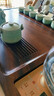 茗石齋天然整塊實(shí)木茶盤(pán)家用辦公抽屜式儲水茶臺全自動(dòng)一體功夫茶具托盤(pán) 茶盤(pán)+越一 PT20電器 85*43*4.5CM 曬單實(shí)拍圖