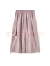 森馬（Semir）半身裙女復(fù)古風(fēng)質(zhì)感松緊腰夏季潮酷街頭設(shè)計(jì)感抽繩工裝裙美式 粉色調(diào)01315 S 155/62A 曬單實(shí)拍圖