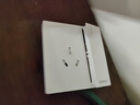 國際電工86型裝飾插座面板白色開(kāi)關(guān)插座擋板暗裝一開(kāi)單控五孔電源插座多孔 一開(kāi)16A空調 曬單實(shí)拍圖