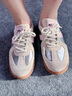 Walker Shop奧卡索運(yùn)動(dòng)板鞋女復(fù)古運(yùn)動(dòng)德訓(xùn)鞋女青年戶(hù)外百搭平底運(yùn)動(dòng)板鞋女 粉色 37 曬單實(shí)拍圖