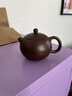 紫來(lái)順宜興原礦朱泥大紅袍泡茶壺功夫茶具名家精品紫砂壺純全手工西施壺 紫泥西施壺【送公道】 180ml 曬單實(shí)拍圖