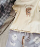 OAK FAMILY夏季新品兒童家居服莫代爾短袖衣服男女寶寶睡衣親子裝套裝 狗狗派對(duì)-兒童款 90 cm 曬單實(shí)拍圖