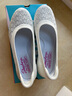 斯凱奇（Skechers）女士時(shí)尚休閑鞋輕質(zhì)EVA發(fā)泡坡跟增高蕾絲鞋面 白色/WHT 37.5 曬單實(shí)拍圖