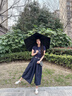 蕉下（beneunder）迷你便攜防曬傘防紫外線遮陽傘小巧便攜女晴雨兩用折疊傘 野趣小花 曬單實(shí)拍圖