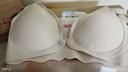 浪莎哺乳內(nèi)衣女防下垂聚攏產(chǎn)后喂奶孕婦懷孕期專用前開扣文胸 灰藍+豆沙【舒適雙開扣】 L （適合105-120斤 36/80ABC） 曬單實拍圖
