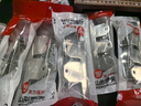 晨光(M&G)文具76mm山形票據(jù)票夾 財(cái)務(wù)票據(jù)夾金屬票據(jù)夾子畫(huà)板夾 辦公用品 小號(hào) 4個(gè)裝ABS92637 曬單實(shí)拍圖