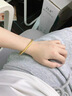 周大亨黃金手鐲古法素圈金鐲子999足金手鐲女款送媽媽送女友送老婆禮物 古法實(shí)心手鐲 約30克（多退少補(bǔ)） 圈號(hào)58 曬單實(shí)拍圖