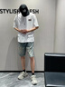 肯奈迪棉質(zhì)短袖t恤男士夏季潮牌港風(fēng)百搭休閑重磅青年學(xué)生寬松半袖體恤 棉質(zhì)短袖T恤-RNAIE款 白色 XL 【170-180cm】 曬單實(shí)拍圖
