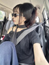 啄木鳥(niǎo)（TUCANO）黑色波點(diǎn)絲巾女章若楠同款2025新款長(zhǎng)條薄款氛圍感玫瑰花系脖時(shí)尚 黑色波點(diǎn)絲巾【玫瑰花可拆卸】 曬單實(shí)拍圖