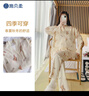 月子服哺乳睡衣孕婦裝家居服+純色月子襪松口產(chǎn)婦襪 L碼+3雙 曬單實(shí)拍圖