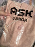 ASK JUNIOR女童連衣裙2025夏兒童裙子薄款復(fù)古旗袍裙公主裙 粉色 120 曬單實拍圖
