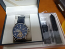 花花公子（PLAYBOY）手表男機(jī)械表全自動男士手表前十名夜光防水鏤空男表生日禮物 銀藍(lán)皮帶/精美禮盒/定制刻字 曬單實(shí)拍圖