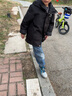 羅蒙兒童三合一羽絨服冬季新款兒童保暖帥氣時(shí)尚連帽外套 黑色 130 曬單實(shí)拍圖