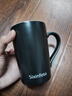 MLCRIYG新年潮流刻字馬克杯咖啡陶瓷杯子男女家用創(chuàng  )意水杯定制logo帶蓋勺 20款黑色特殊定制（簡(jiǎn)裝） 曬單實(shí)拍圖