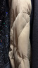 坦博爾羽絨服女時(shí)尚收腰保暖菱格寬松女士外套TD236268 椰殼咖 165  曬單實(shí)拍圖