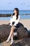FSHE2025新款早春新款學(xué)院風(fēng)喇叭袖襯衫連衣裙女夏季韓系花邊套裝裙女 襯衣+短裙【套裝】 S 40/45kg 曬單實(shí)拍圖