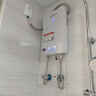 格林姆斯（GLEMOS）即熱式電熱水器 變頻多模增壓大水量75℃高溫熱水節(jié)能速熱免儲水過水熱直熱式恒溫電熱水器 10000W GL20白【功率可調+藍牙音樂】 曬單實拍圖