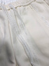 紅蜻蜓香蕉闊腿褲女春夏新款2025新款蕾絲邊設計感彎刀運動(dòng)衛褲休閑 米白色常規 長(cháng)褲 L 曬單實(shí)拍圖