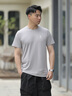 NBA官方正品涼感速干T恤透氣冰膚運動(dòng)服夏季新品勇士湖人獨行俠球隊 聯(lián)盟（灰色） L 曬單實(shí)拍圖