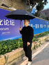 EuroSCHIRM德國風(fēng)暴傘 一甩即干 輕量加固加厚防風(fēng)男士晴雨兩用長柄傘 W208 藍(lán)色 曬單實(shí)拍圖