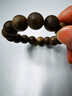 正宗天然沉香木手串佛珠盤(pán)玩手串男真品加里曼丹密油沉香木手鏈 密油老料九分沉12mm17顆 曬單實(shí)拍圖