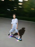 曼尼斯兒童二輪滑板車(chē)6到12歲初學(xué)者專(zhuān)業(yè)游龍板活力板男女孩子生日禮物8 基礎款-星云粉 曬單實(shí)拍圖