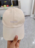 啄木鳥(niǎo)日系軟頂刺繡棒球帽男鴨舌帽ins潮牌帽子女韓版春秋遮陽(yáng)帽夏防曬 米色 均碼 可調節（55-59cm) 曬單實(shí)拍圖