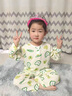 寬葉竹夏季兒童睡衣棉綢男童女童寶寶薄款長(zhǎng)袖綿綢女孩子家居服夏天套裝 糖果熊 110 cm/75【身高100-110cm 曬單實(shí)拍圖
