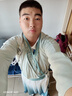 臻一萌漢服成人男晉制交領(lǐng)齊腰襦裙古裝書生刺繡印花國風(fēng)斗篷套裝表演服 藍(lán)色歸園 XL 曬單實(shí)拍圖