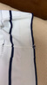 羅蒙（ROMON）條紋針織長袖t恤女春季女裝2025新款洋氣百搭圓領(lǐng)休閑T恤上衣女 白色 S 曬單實(shí)拍圖
