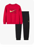 NIKE3BRAND 耐克童裝男女童衛(wèi)衣+褲子2件套秋季兒童衛(wèi)衣長褲套裝 曬單實拍圖