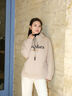 MaxMara 2025春夏女裝抽繩連帽衛衣9941015106 米色 S 曬單實(shí)拍圖